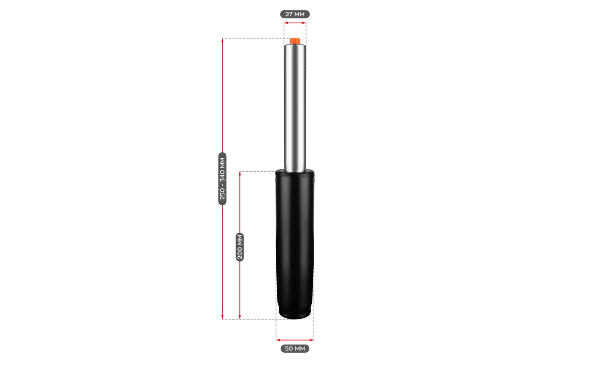 Universal-Gasdruckzylinder für Drehstühle 