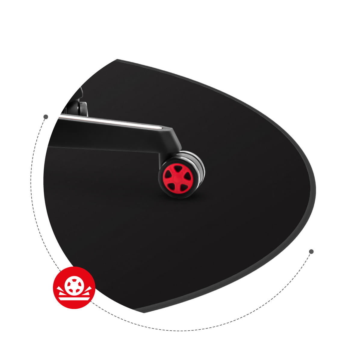 Gaming-Matte unter dem Sessel Huzaro FloorMat 3.0