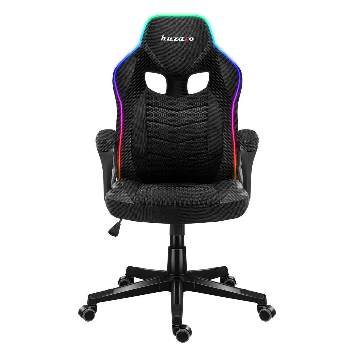 Huzaro Force 2.5 RGB LED Carbon Mesh Gaming-Stuhl