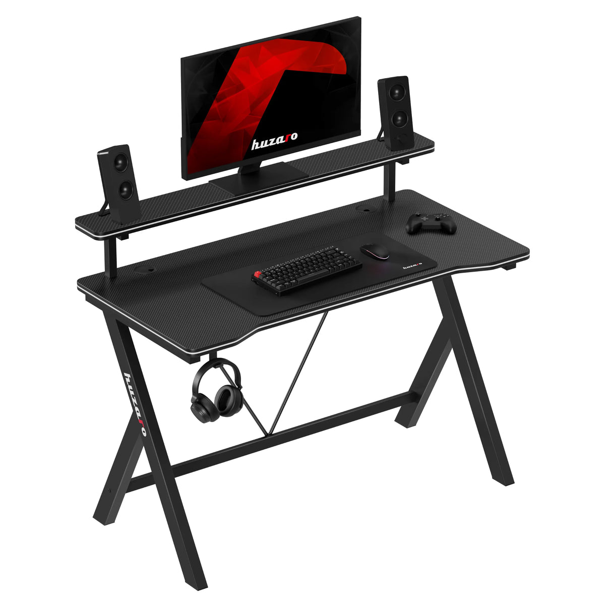 Huzaro Hero 1.9 Gaming-Schreibtisch Schwarz