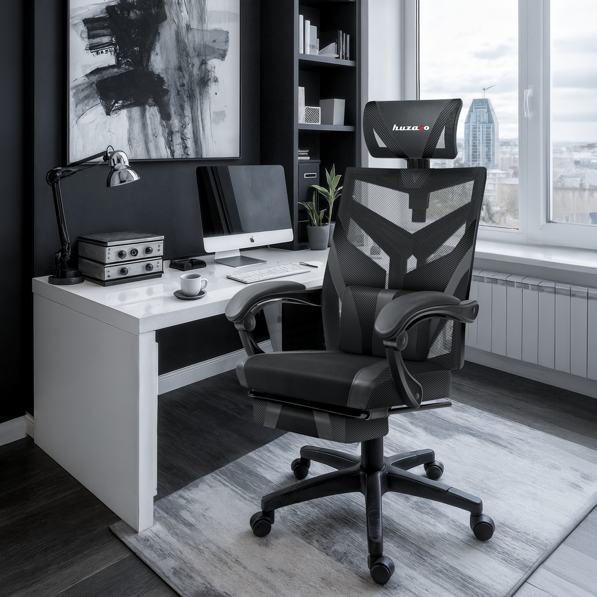 HUZARO COMBAT 5.0 Gaming-Stuhl Schwarz