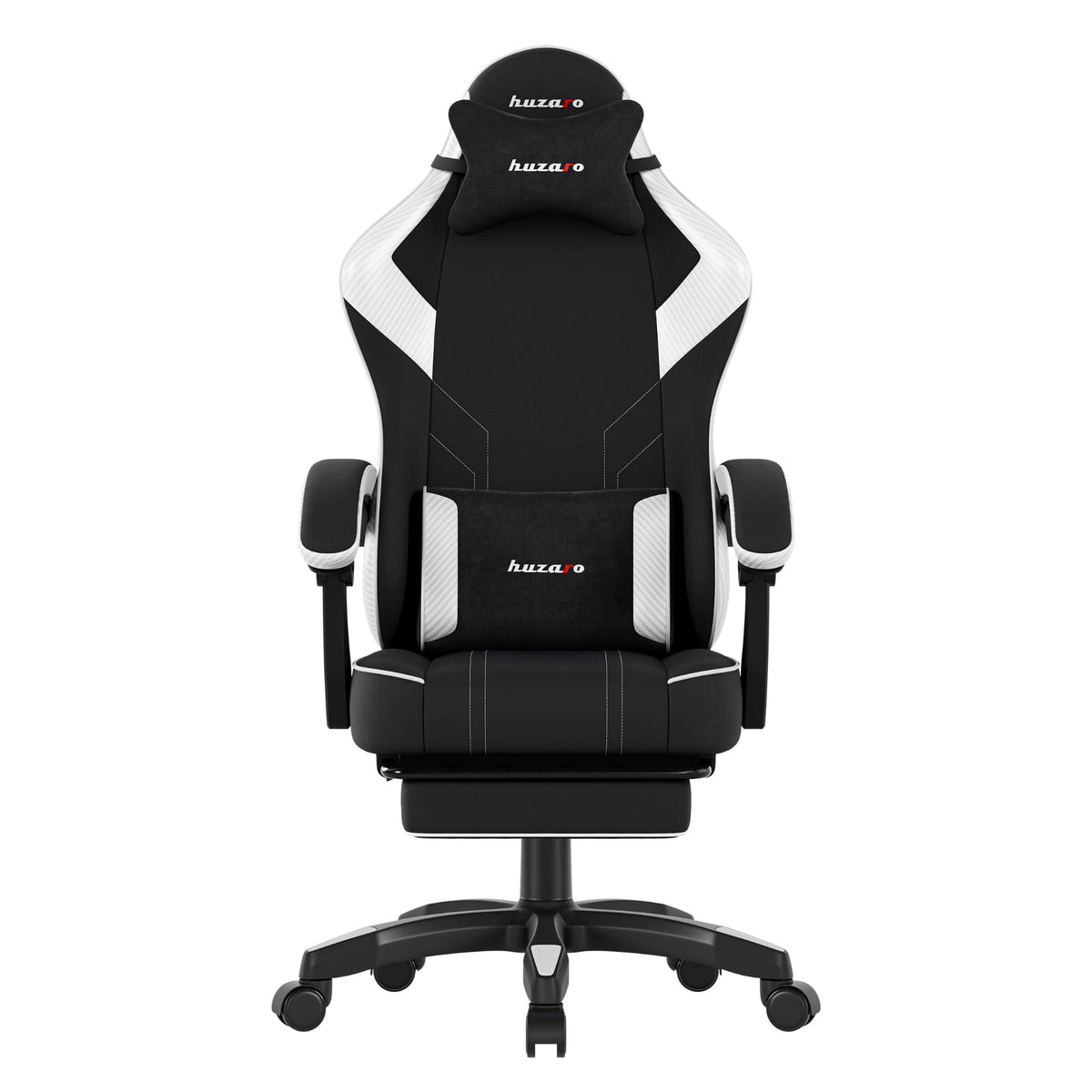 Huzaro Force 3.7 Weißer Carbon-Gaming-Stuhl