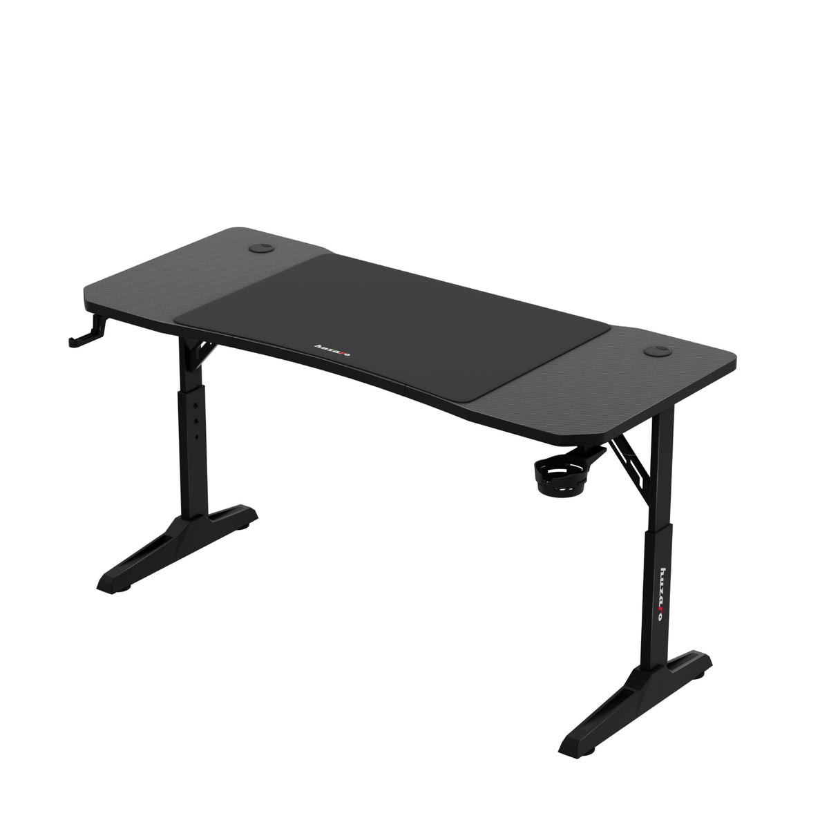 Huzaro Hero 3.6 Schwarzer Gaming-Schreibtisch 140 cm