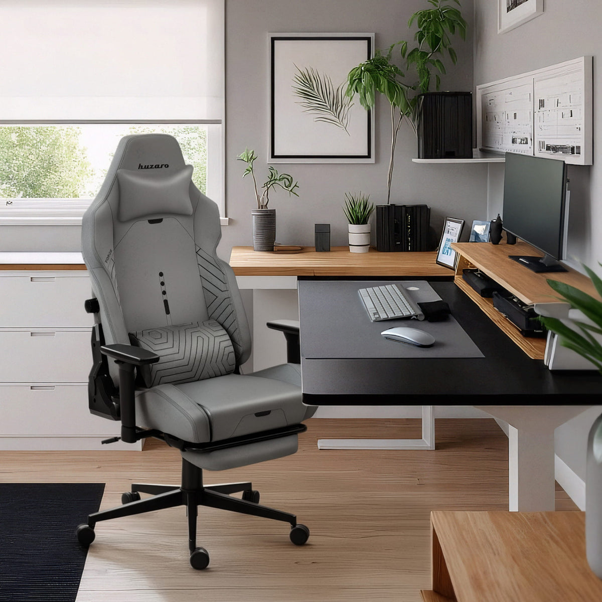 Huzaro Force 8.1 Grau Gaming Stuhl