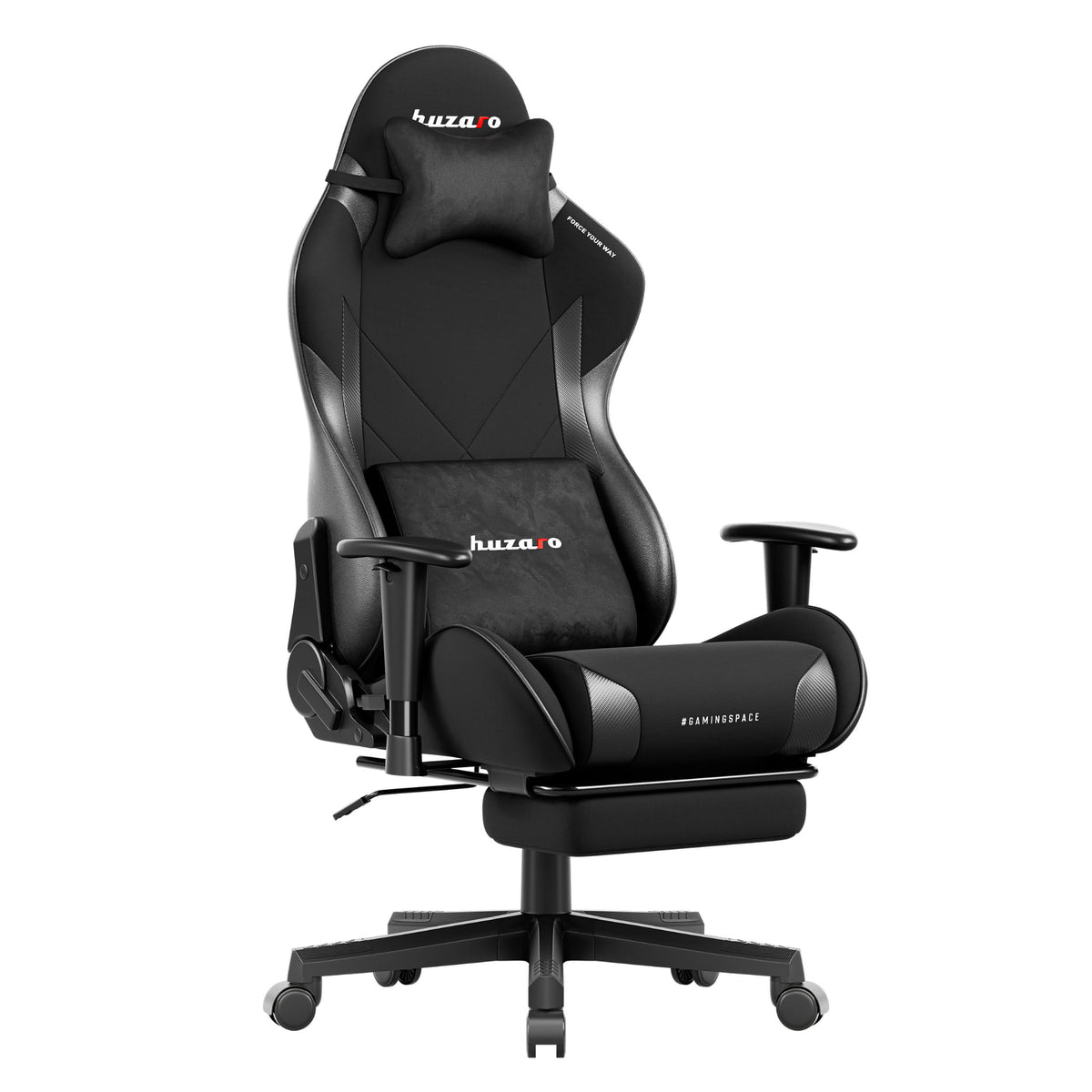 Huzaro Force 5.7 Schwarzer Gaming-Stuhl