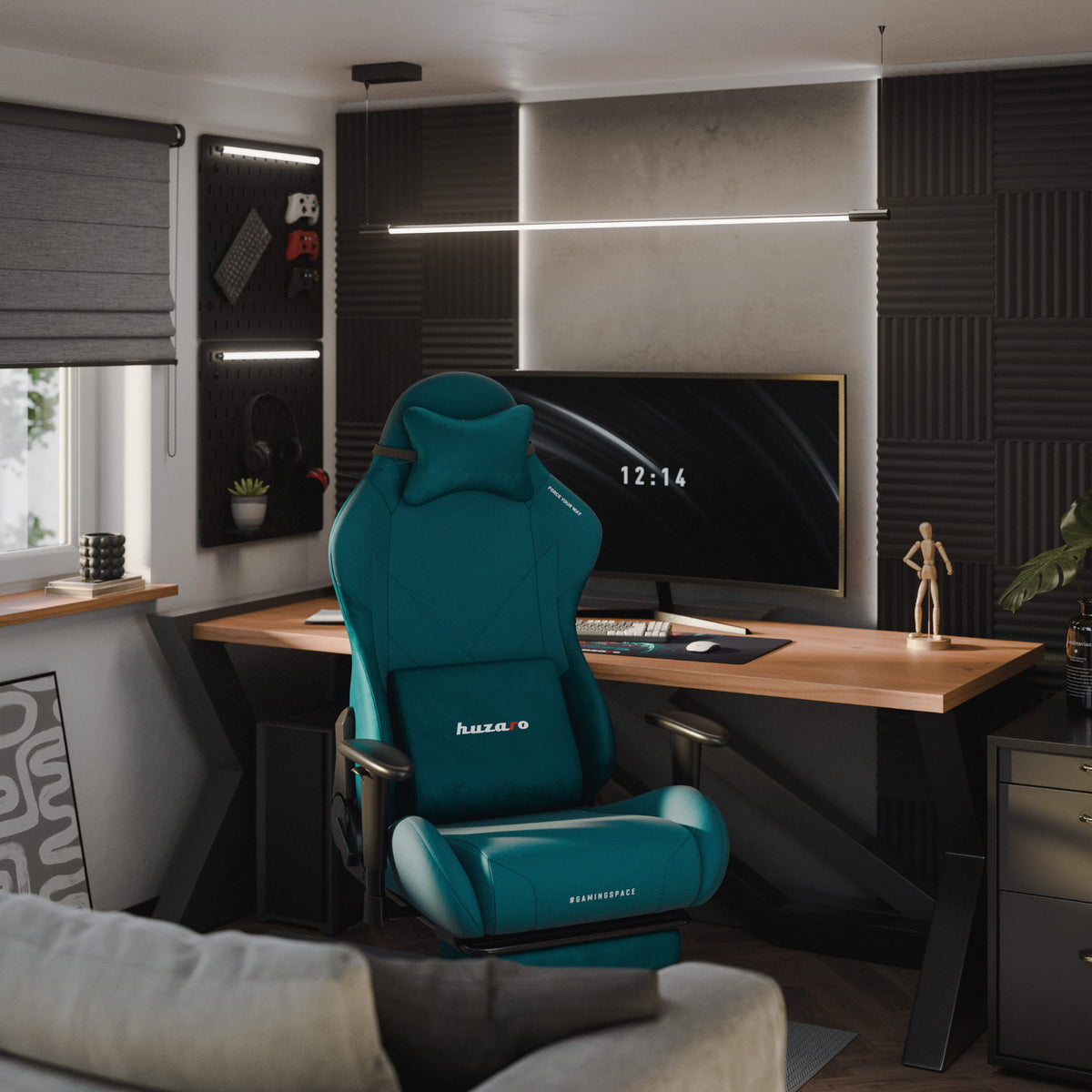 Huzaro Force 5.7 Gaming-Stuhl in Teal