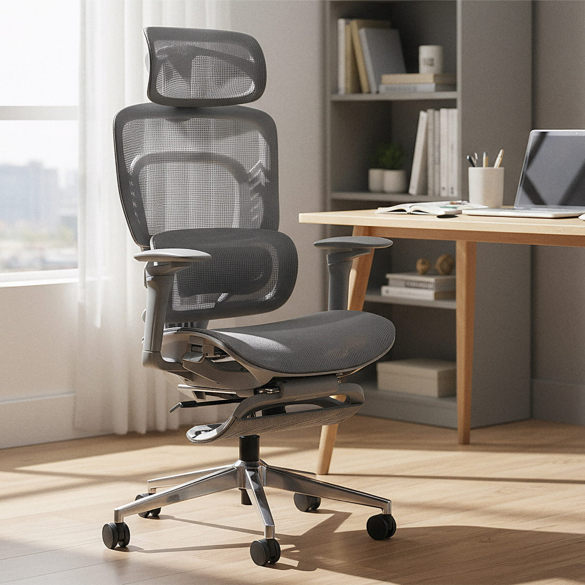 Bürostuhl mit Massagefunktion Mark Adler Visioner 8.3 Grau