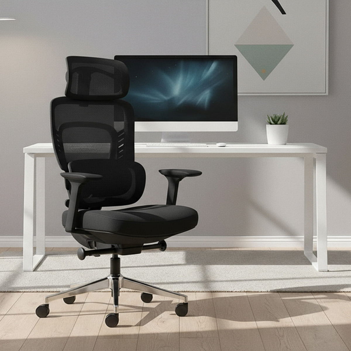 Bürostuhl mit Massagefunktion Mark Adler Visioner 6.1 Schwarz