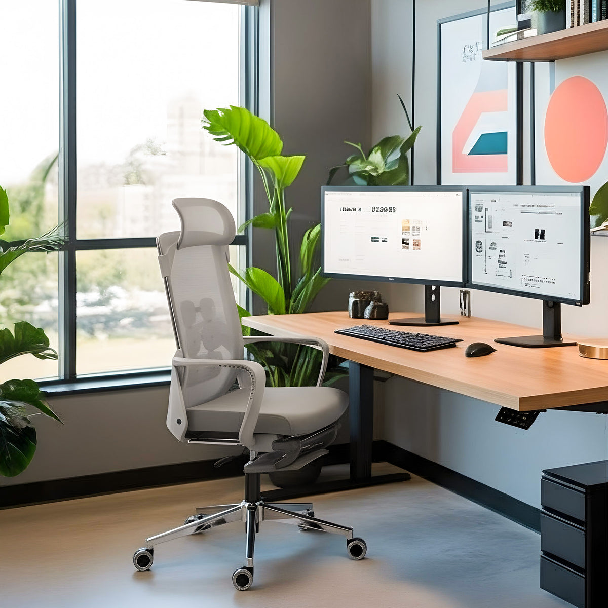 Mark Adler Manager 3.6 Grau Ergonomischer Bürostuhl