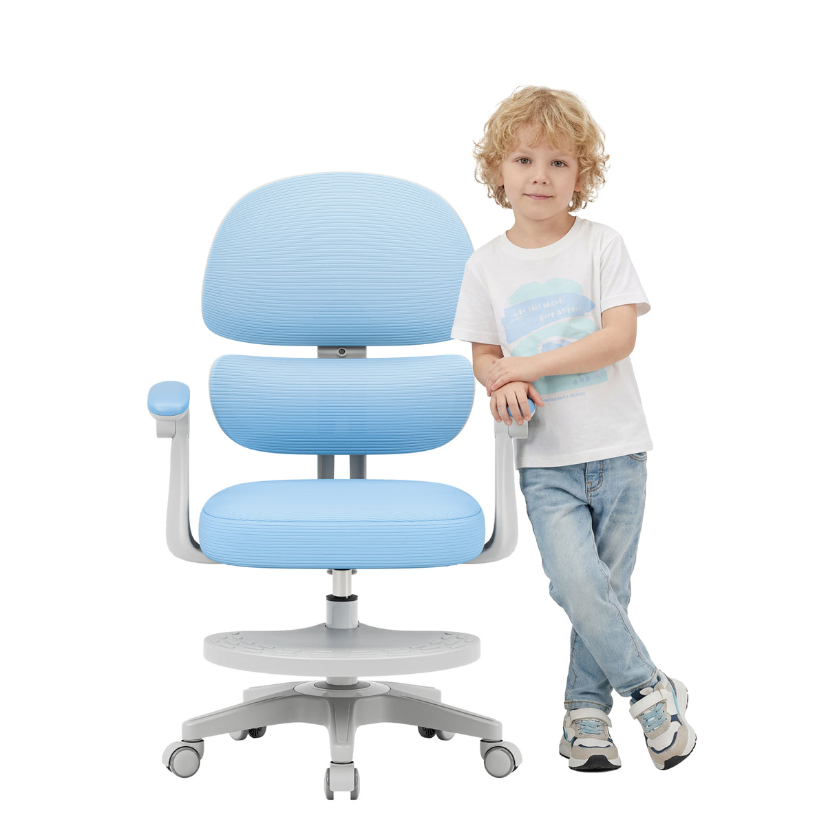 Mark Adler Junior 4.4 Blauer ergonomischer Kinderstuhl 