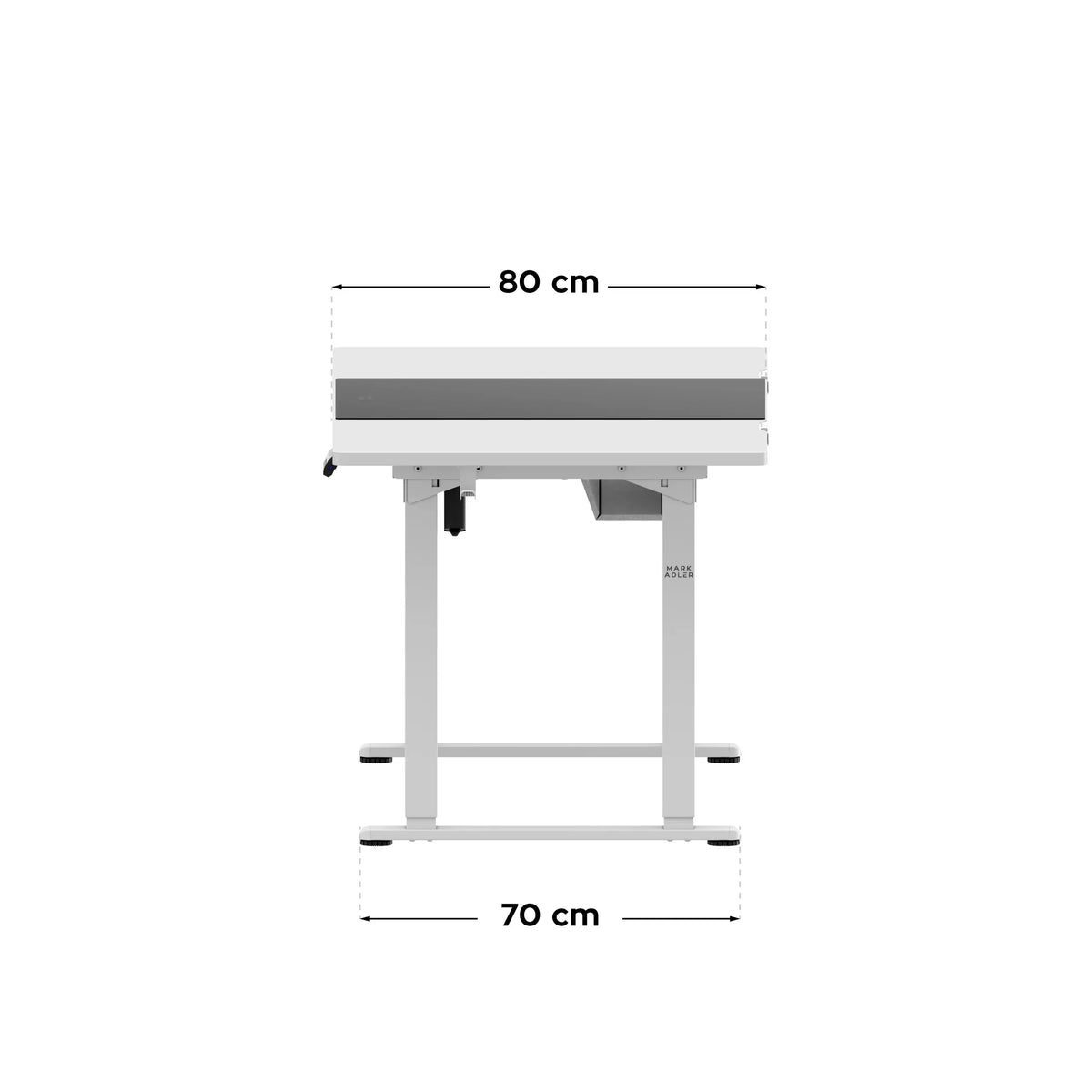 Mark Adler Leader 9.3 Weiß elektrischer Schreibtisch