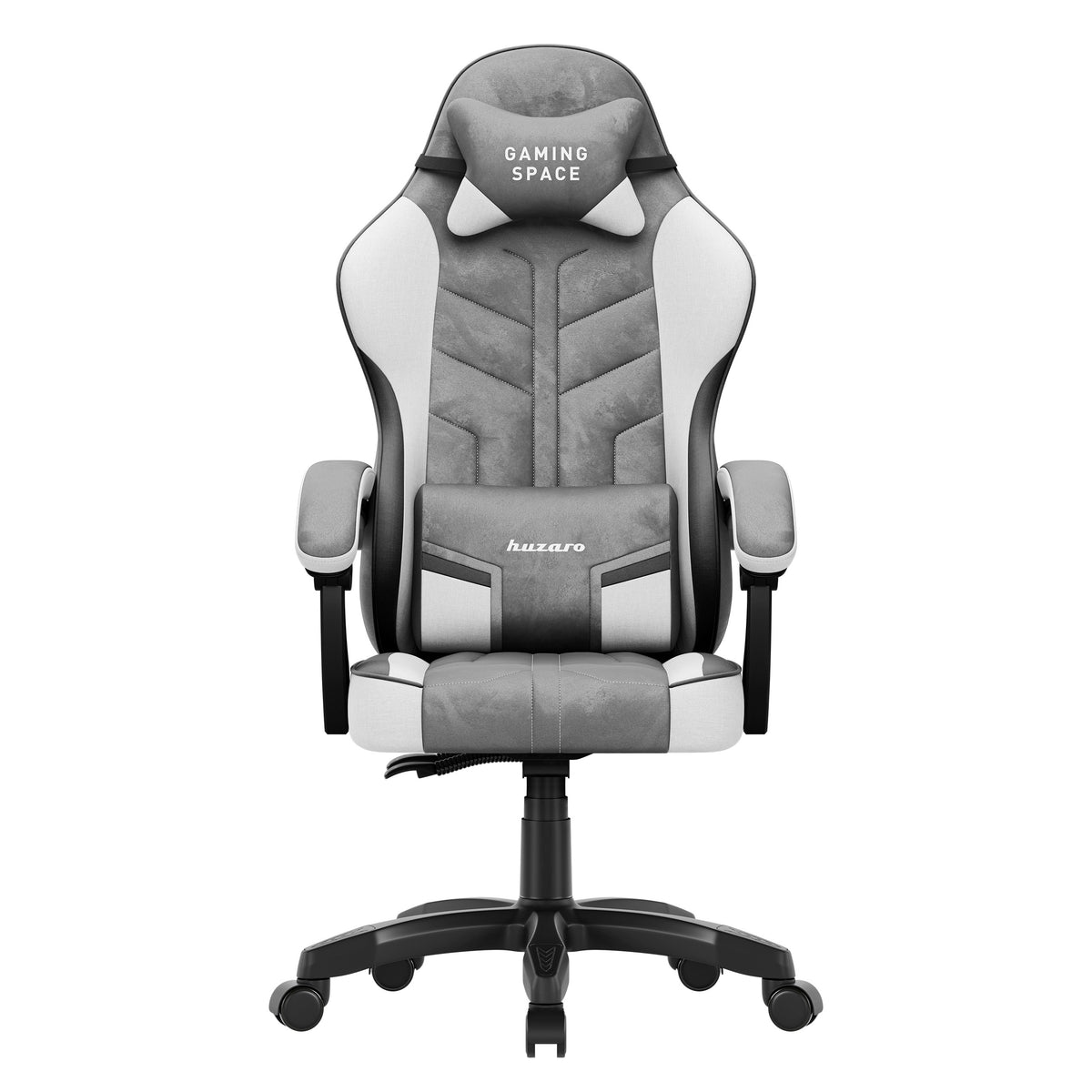 Huzaro Force 2.7 Gaming-Stuhl aus grauem Samt