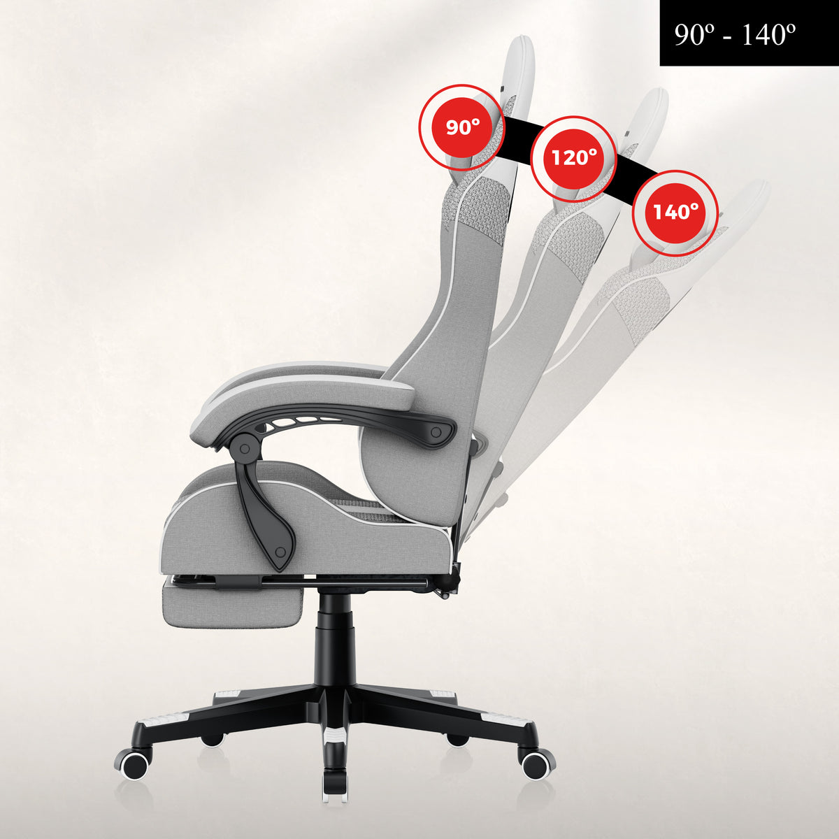 Bequemes Kippen der Rückenlehne