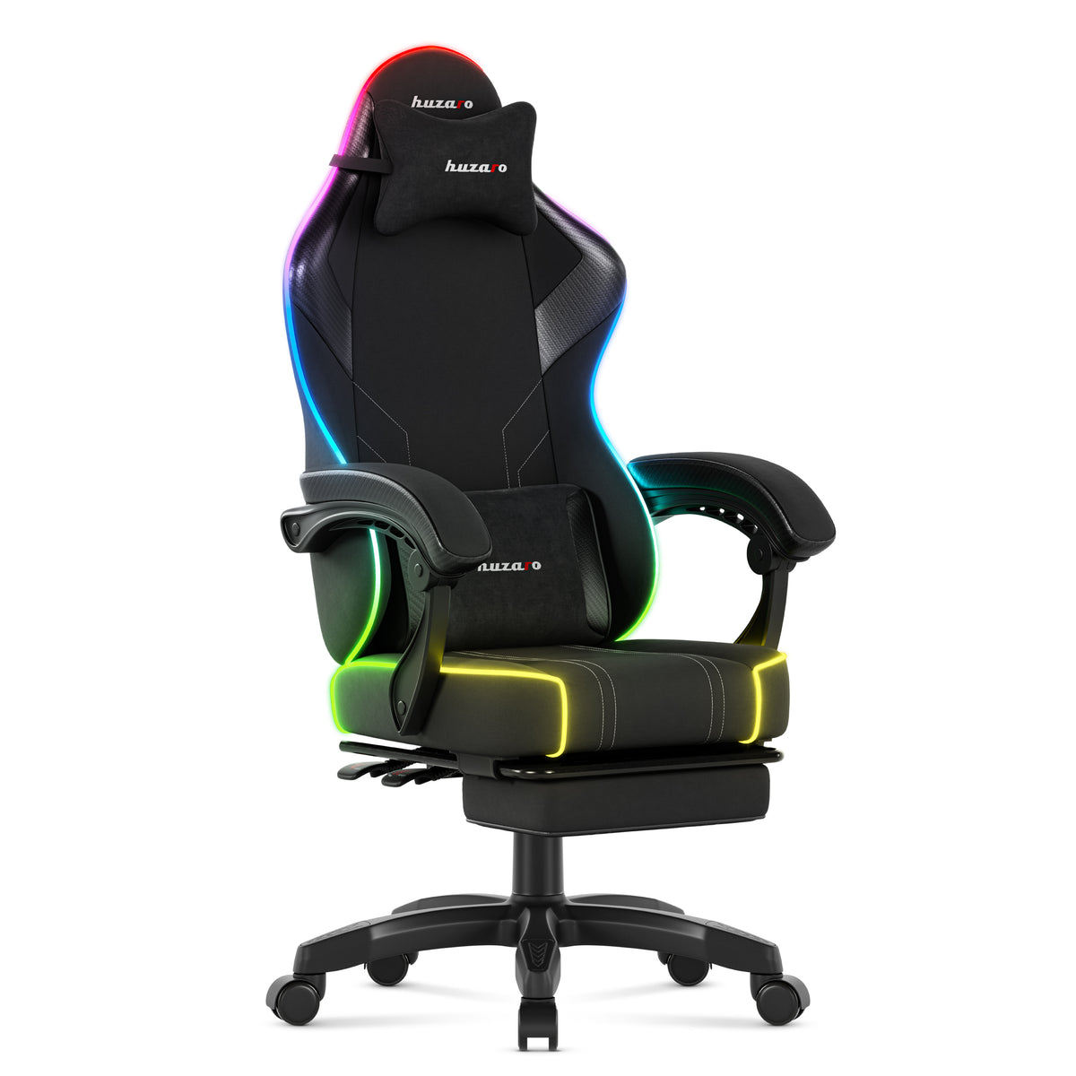 Huzaro Force 3.7 RGB LED Black Gaming-Stuhl