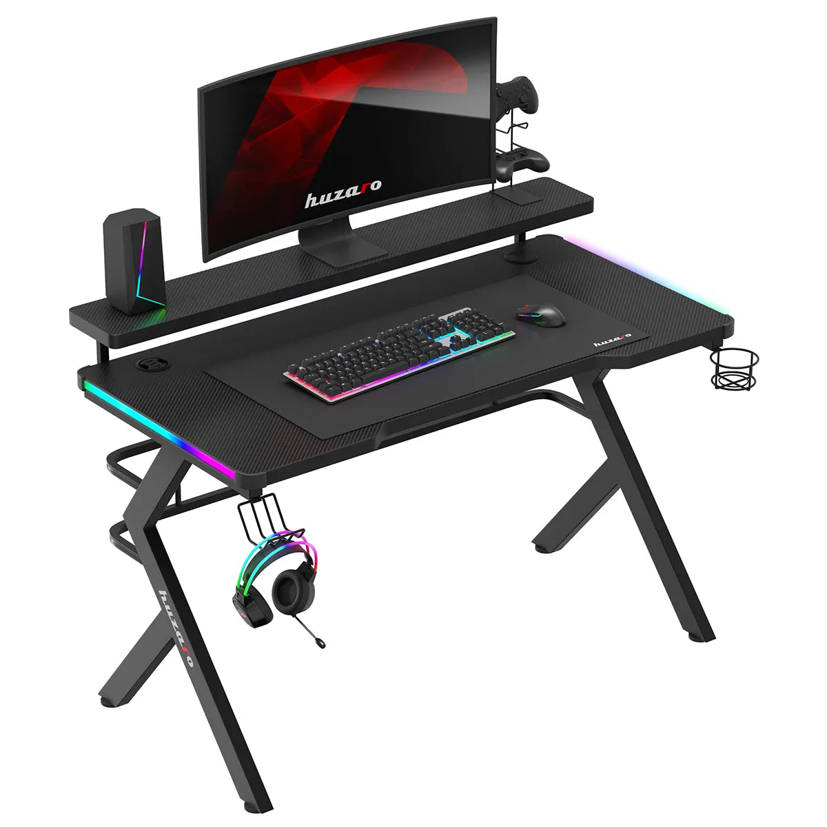 Huzaro Hero 5.0 RGB-LED-Gaming-Tisch