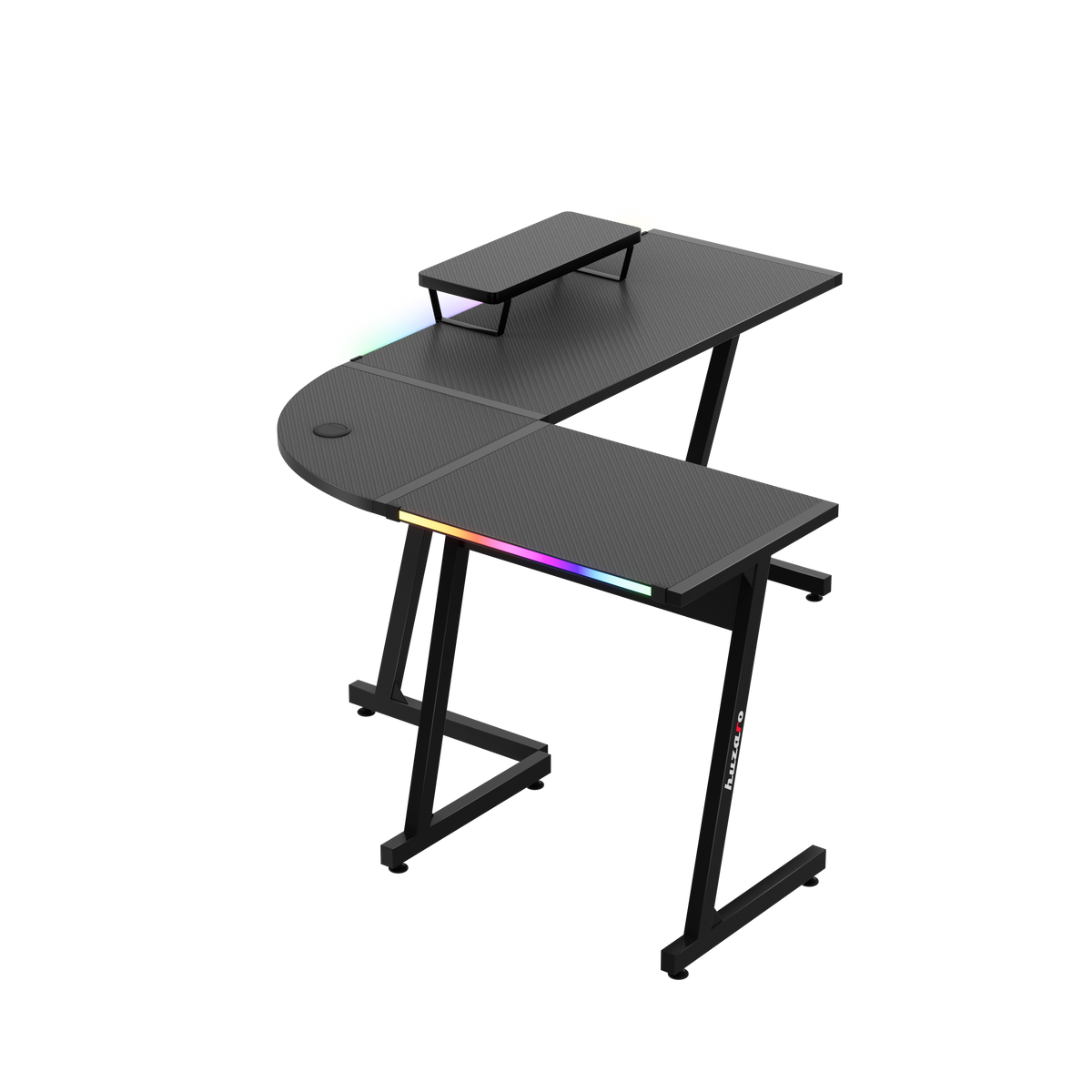 Huzaro Hero 6.0 RGB schwarz Eck-Gaming-Tisch