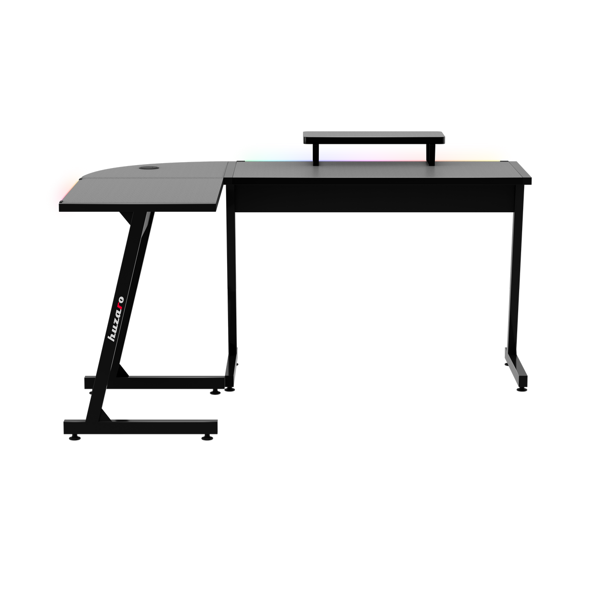 Huzaro Hero 6.0 RGB schwarz Eck-Gaming-Tisch