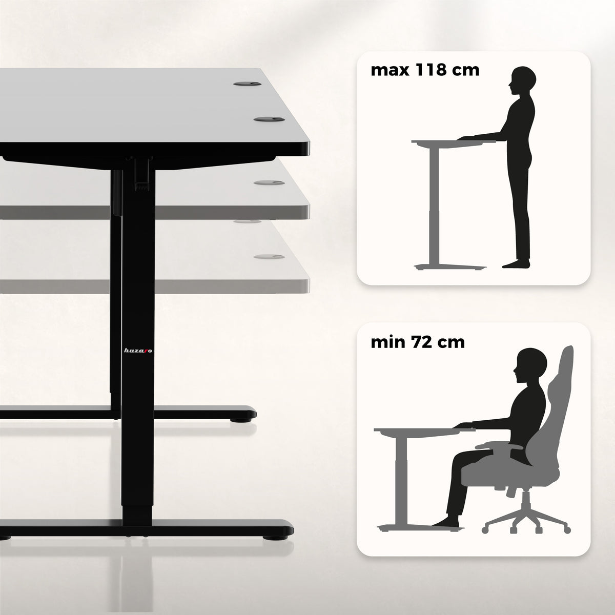 Ergonomischer elektrischer Schreibtisch