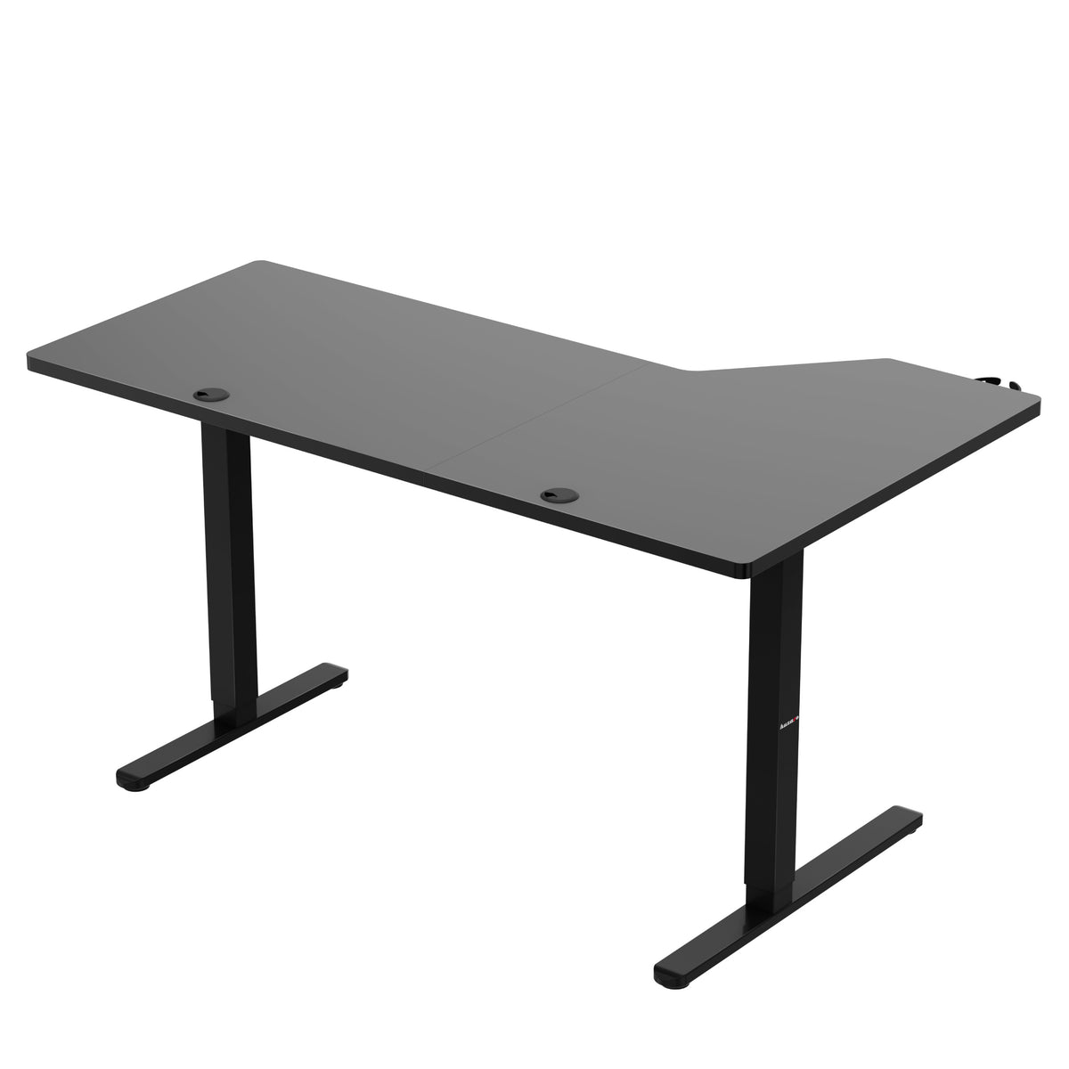 Huzaro Hero 9.1 elektrischer Eckschreibtisch schwarz