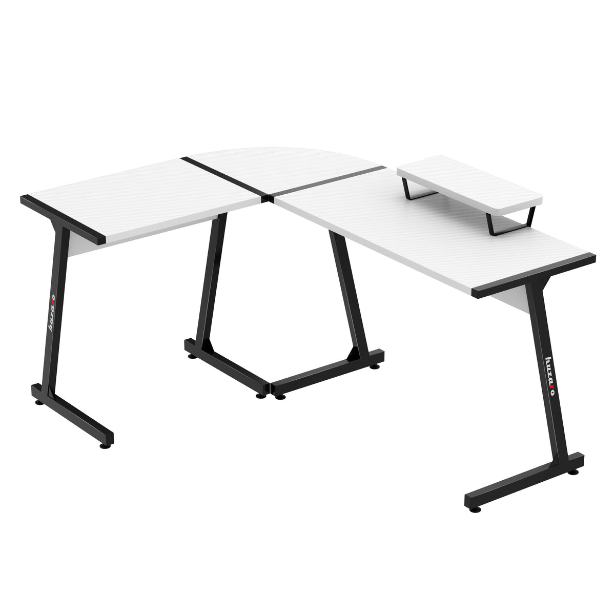 Huzaro Hero 6.0 Eck-Gaming-Schreibtisch weiß