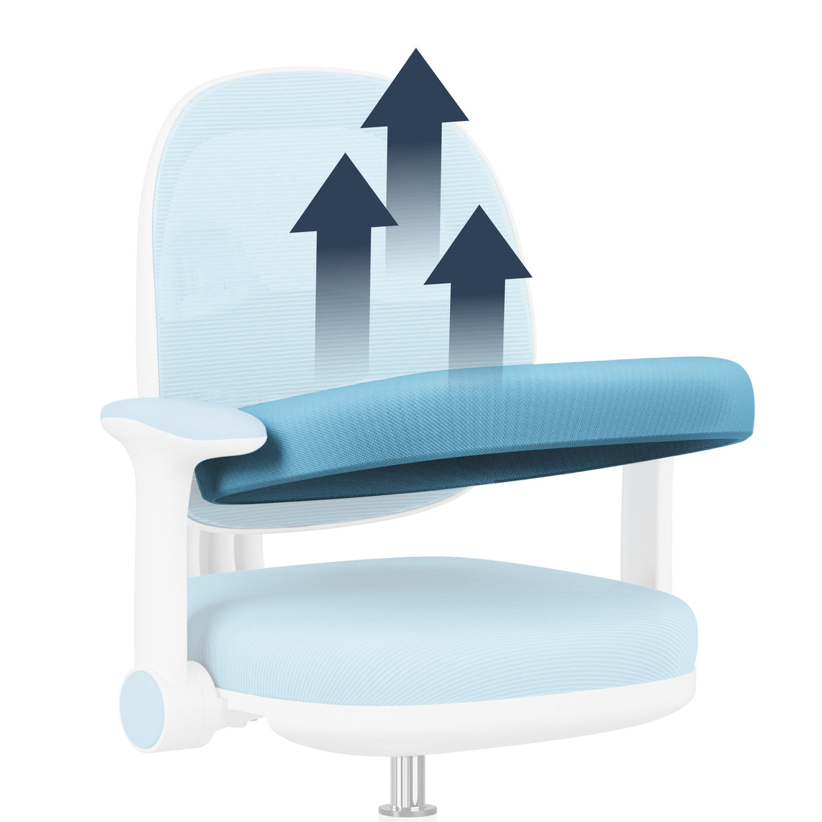 Ergonomischer Schreibtischstuhl für Kinder Mark Adler Junior 3.6 Blue