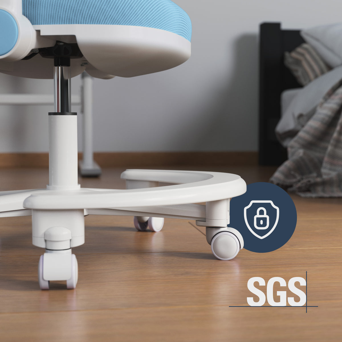 Ergonomischer Schreibtischstuhl für Kinder Mark Adler Junior 3.6 Blue
