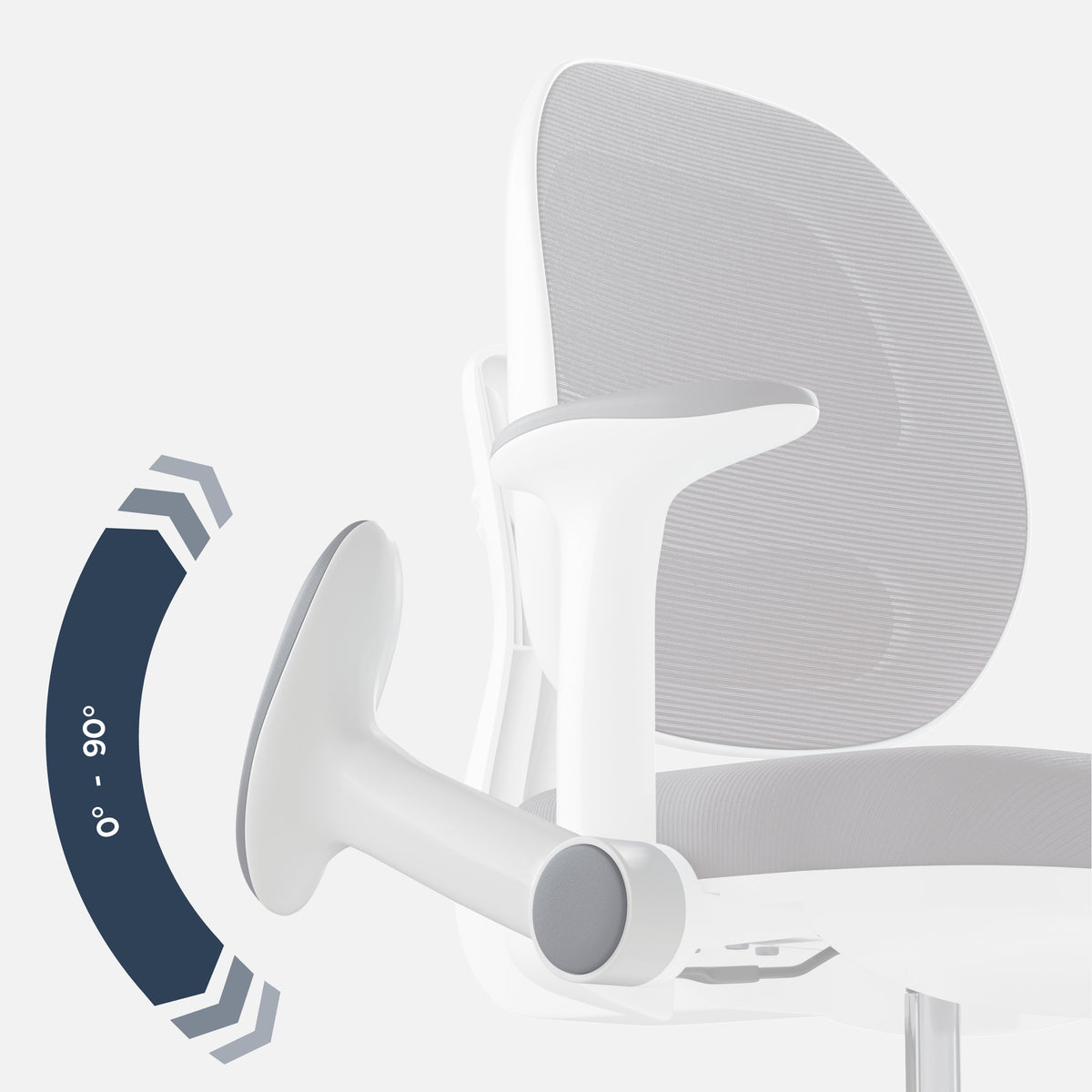 Ergonomischer Schreibtischstuhl für Kinder Mark Adler Junior 3.6 Grey