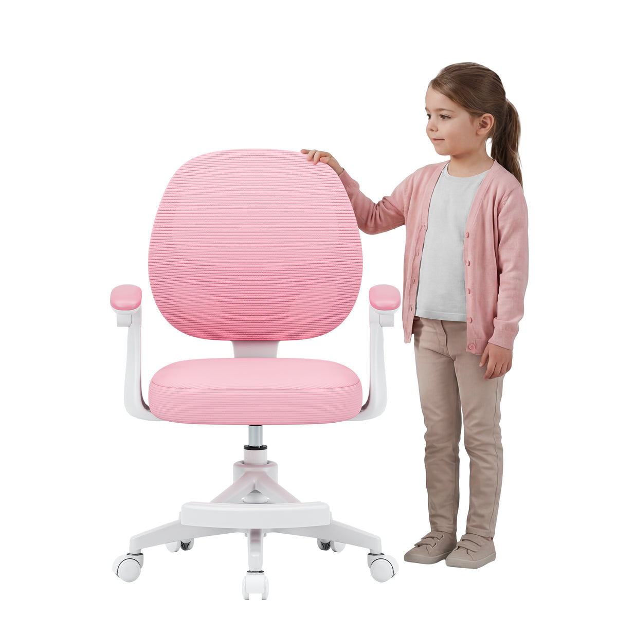 Drehstuhl für Kinder Mark Adler Junior 3.1 Pink