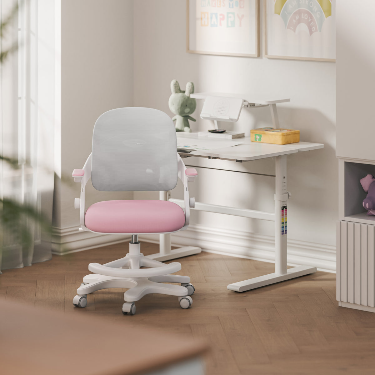 Kinderschreibtischstuhl Mark Adler Junior 4.3 Pink-grey