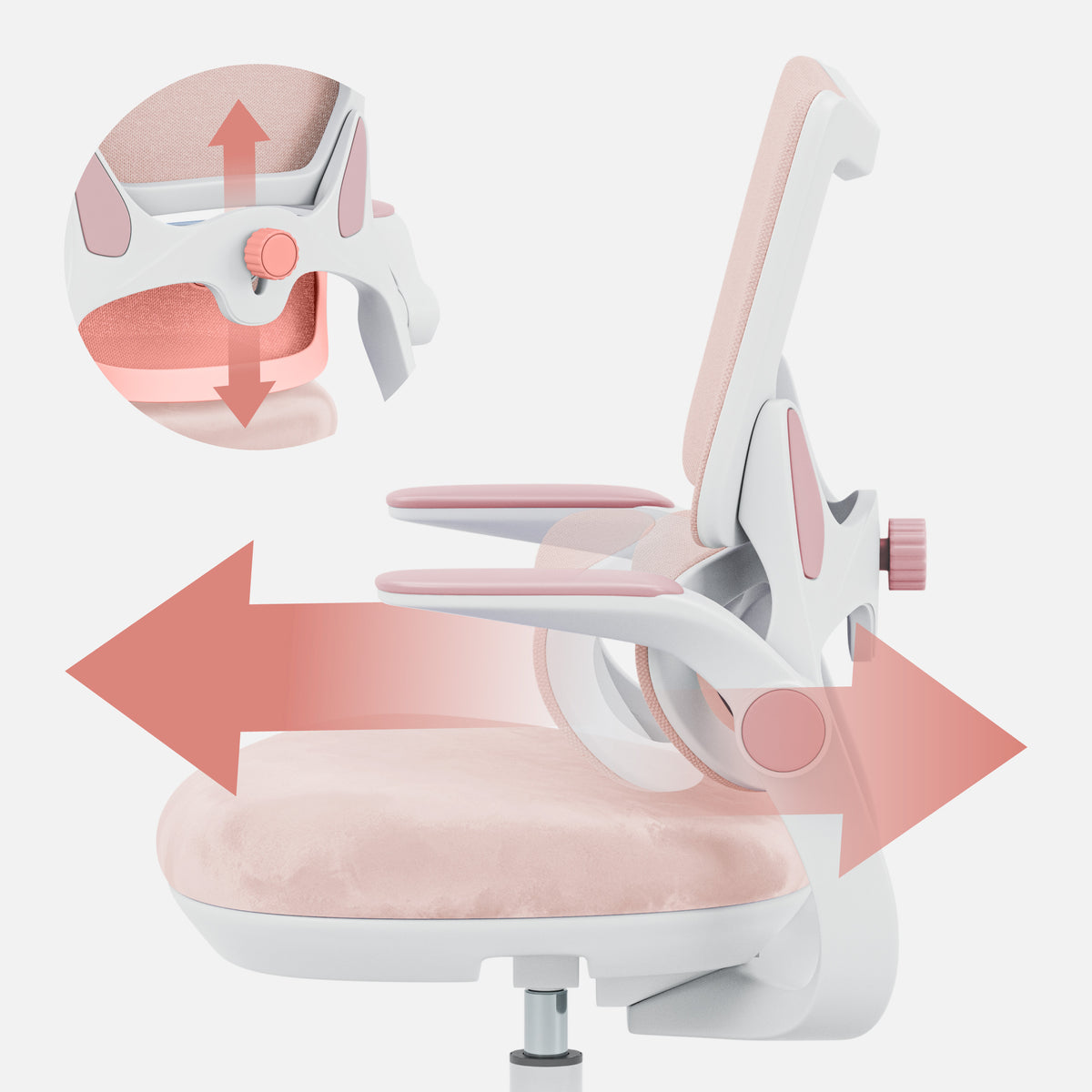 Kinderschreibtischstuhl Mark Adler Junior 5.7 Pink