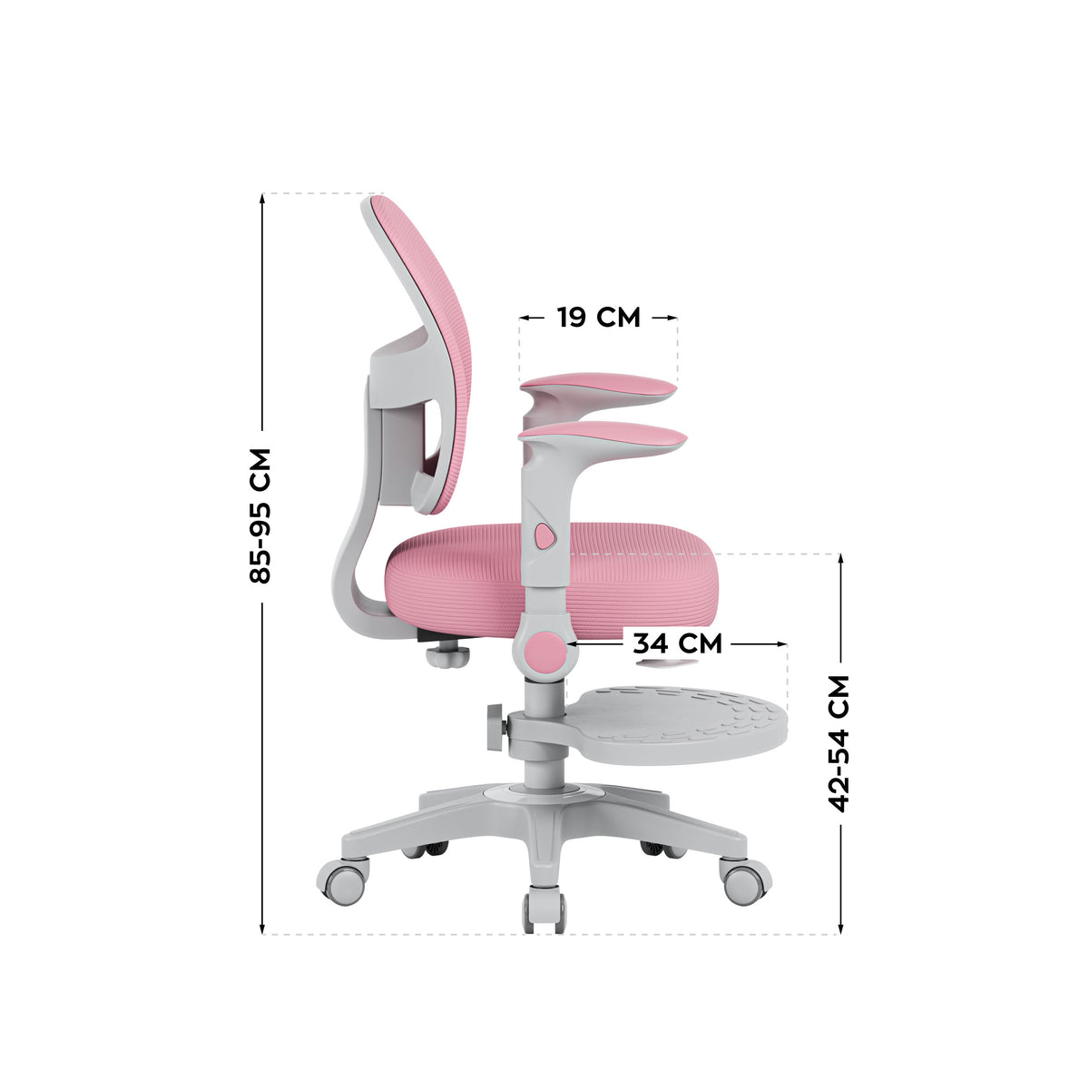 Mark Adler JUNIOR 5.0 Rosa Drehstuhl 