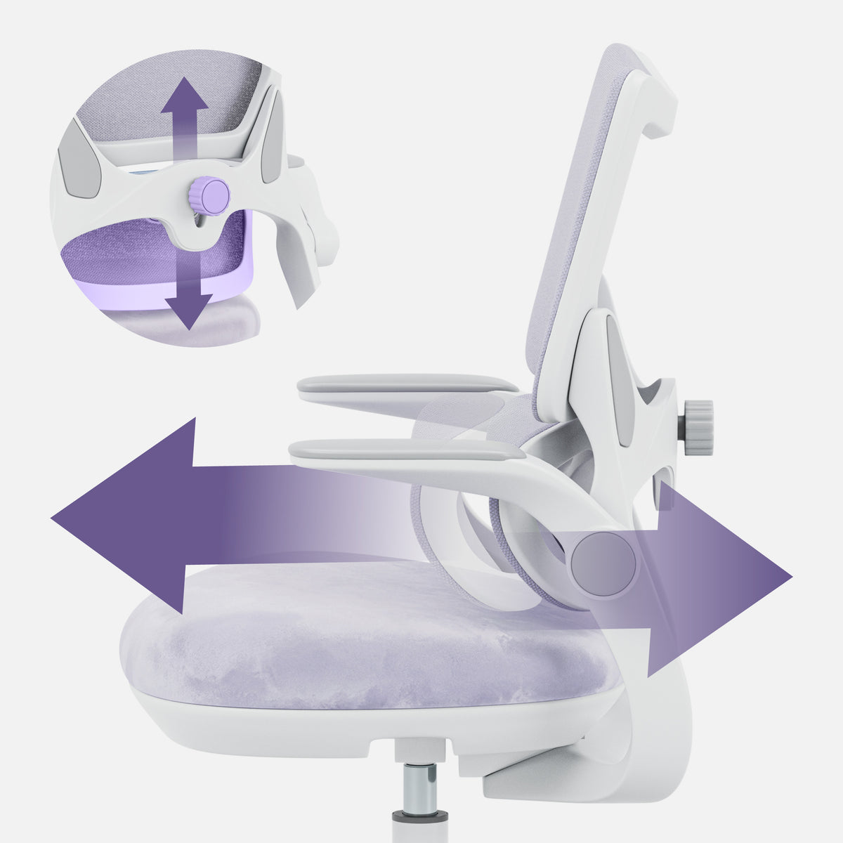 Kinderschreibtischstuhl Mark Adler Junior 5.7 Purple