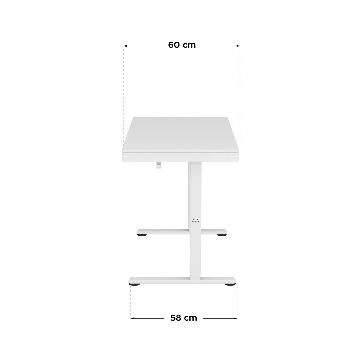 Mark Adler Leader 8.2 Weißer elektrischer Schreibtisch