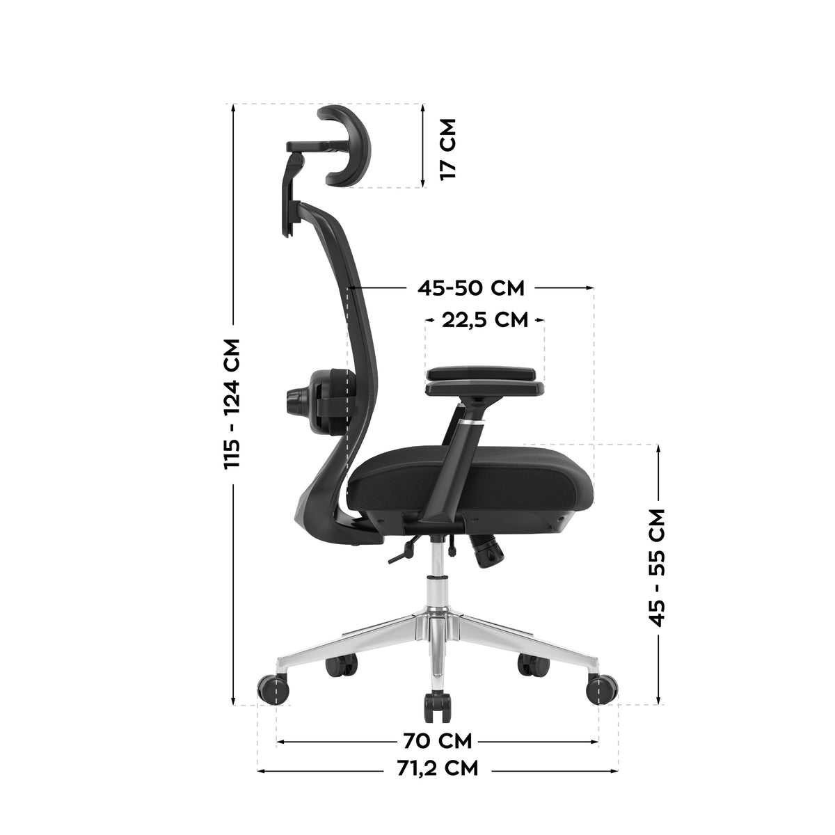 Bürostuhl mit Massage Mark Adler Leadpro 6.0 Black