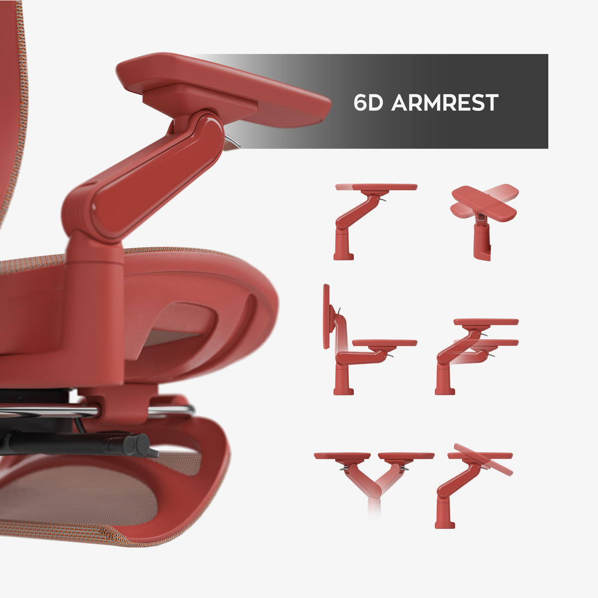 Ergonomischer Massagesessel Mark Adler Leadpro 8.7 Rot