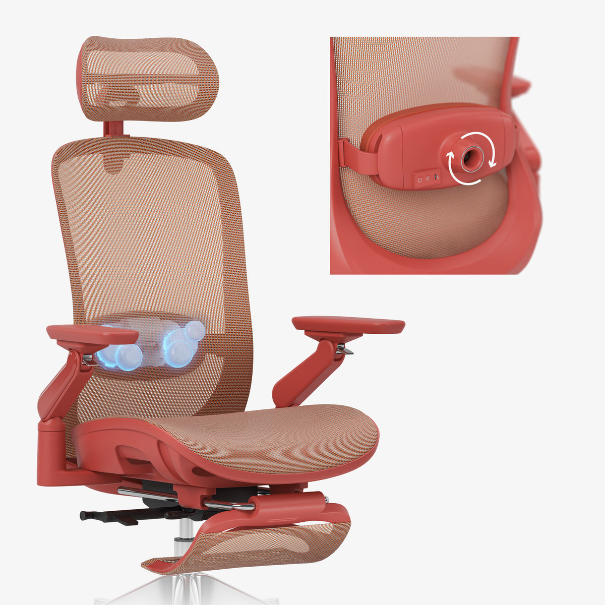 Ergonomischer Massagesessel Mark Adler Leadpro 8.7 Rot