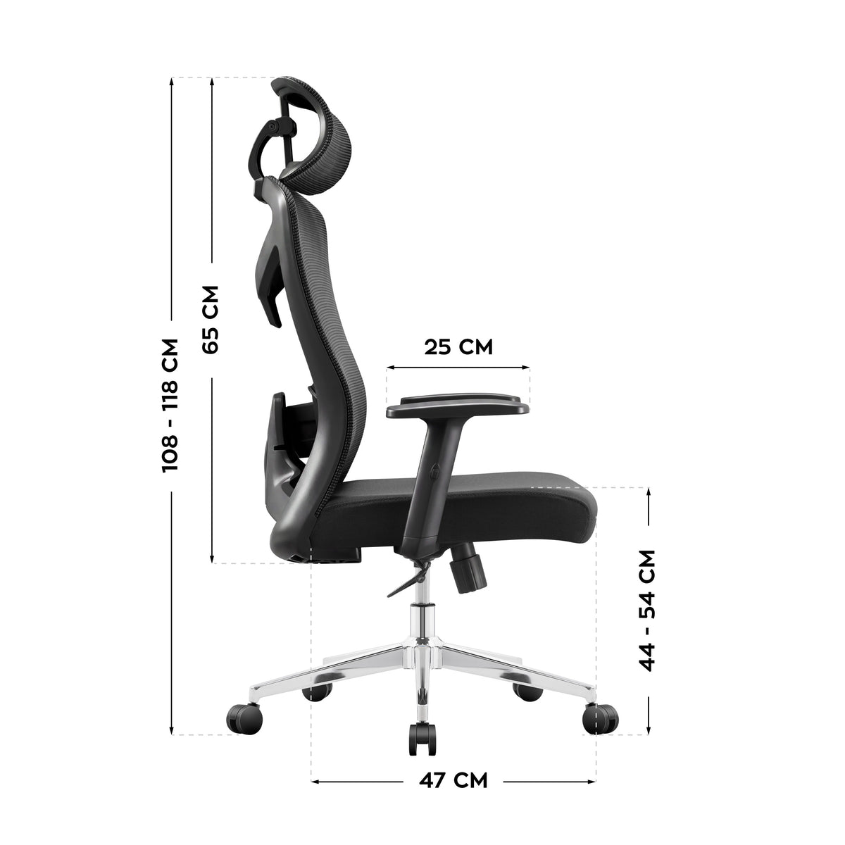 Ergonomischer Bürostuhl Mark Adler Manager 2.6 Schwarz