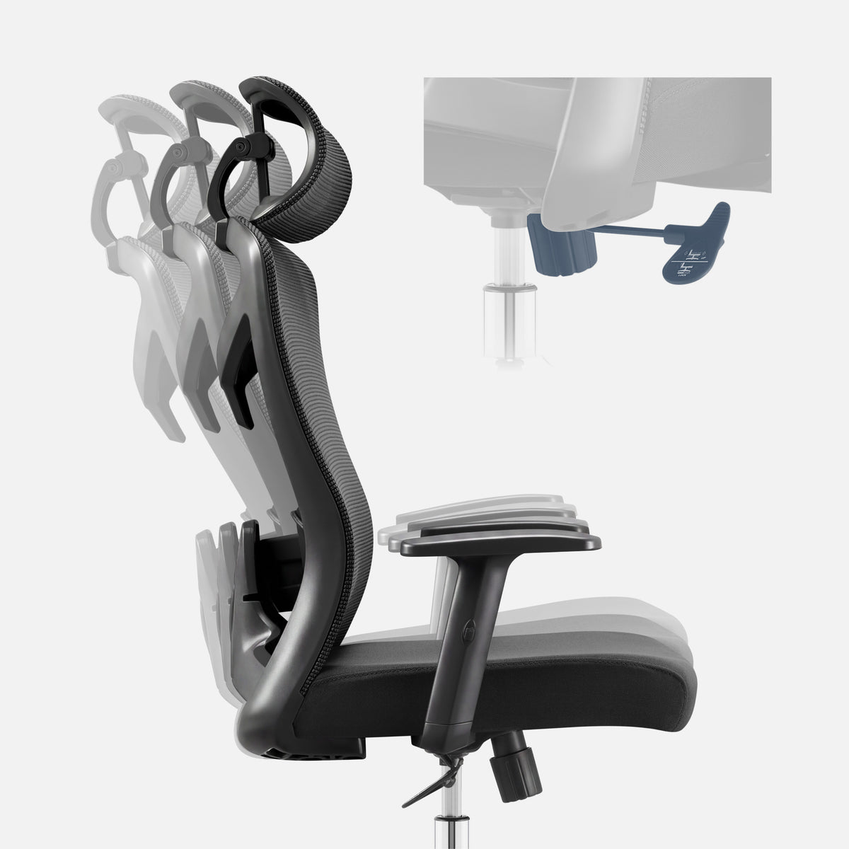 Ergonomischer Bürostuhl Mark Adler Manager 2.6 Schwarz