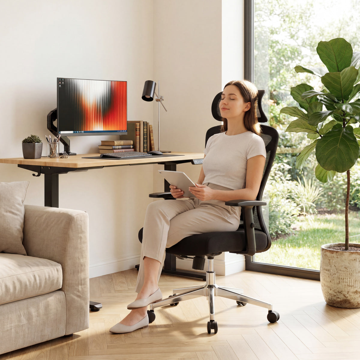 Ergonomischer Bürostuhl Mark Adler Manager 2.6 Schwarz