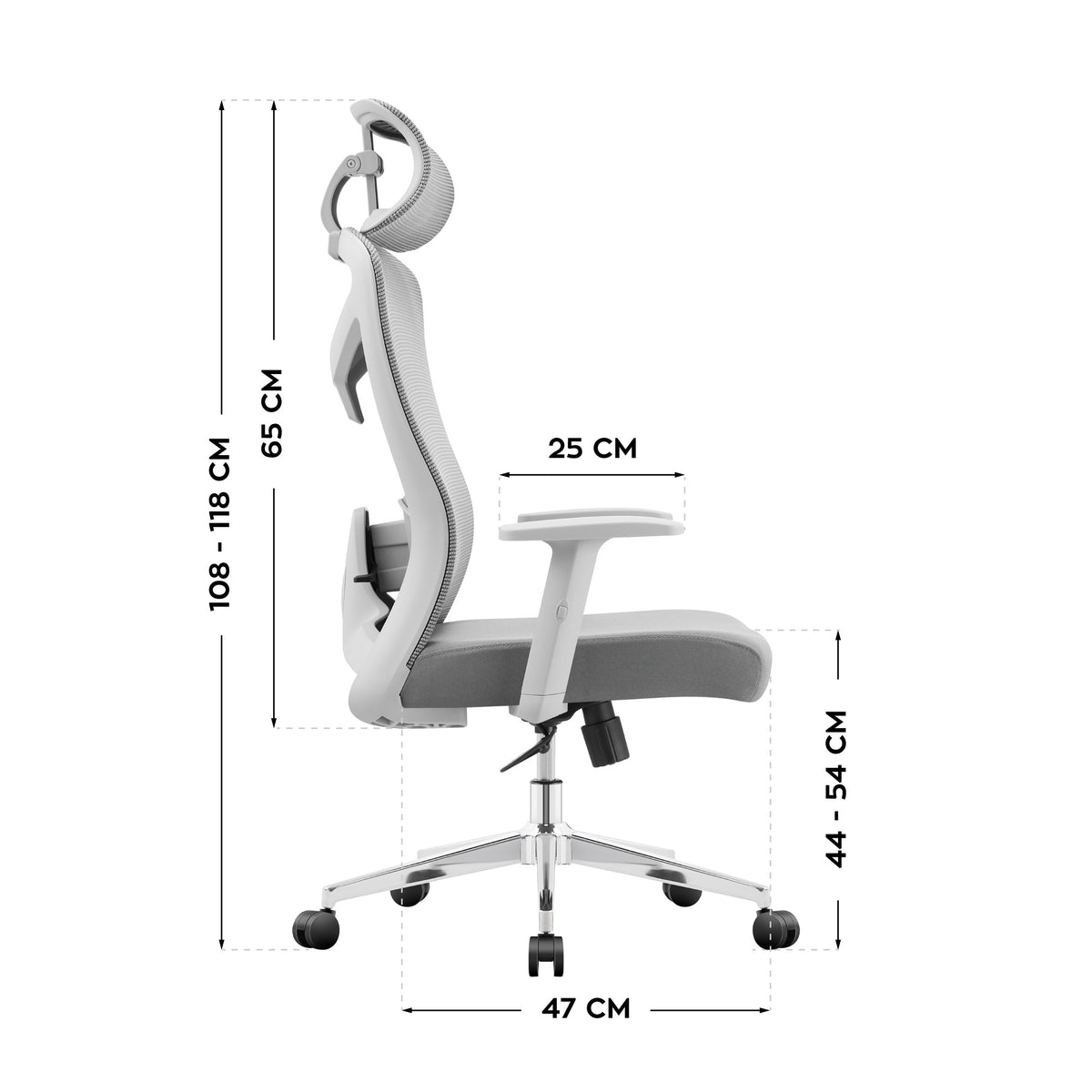 Ergonomischer Bürostuhl Mark Adler Manager 2.6 Grau