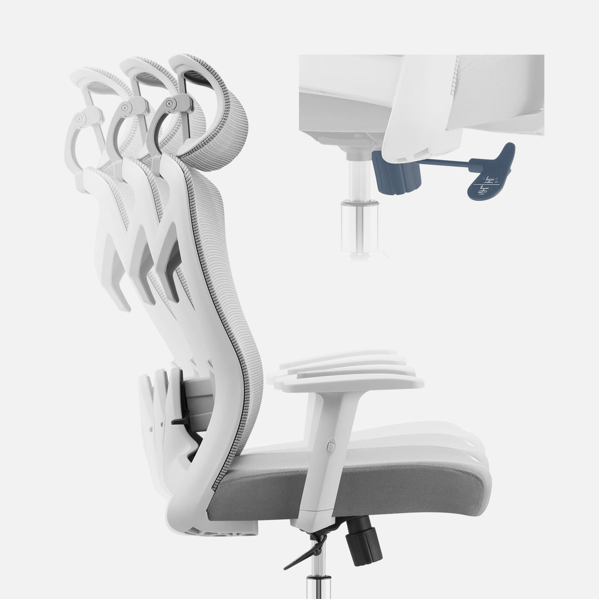 Ergonomischer Bürostuhl Mark Adler Manager 2.6 Grau