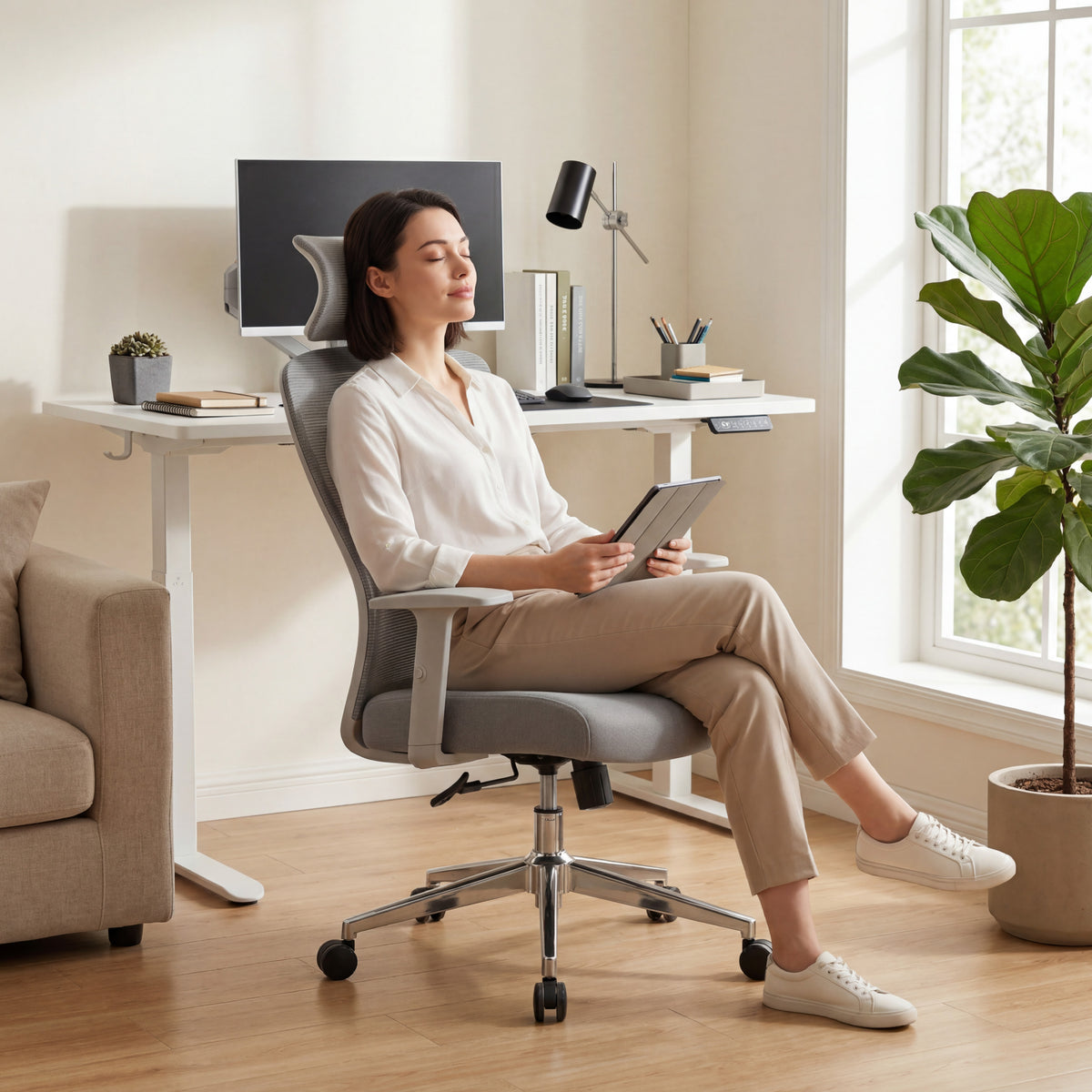 Ergonomischer Bürostuhl Mark Adler Manager 2.6 Grau