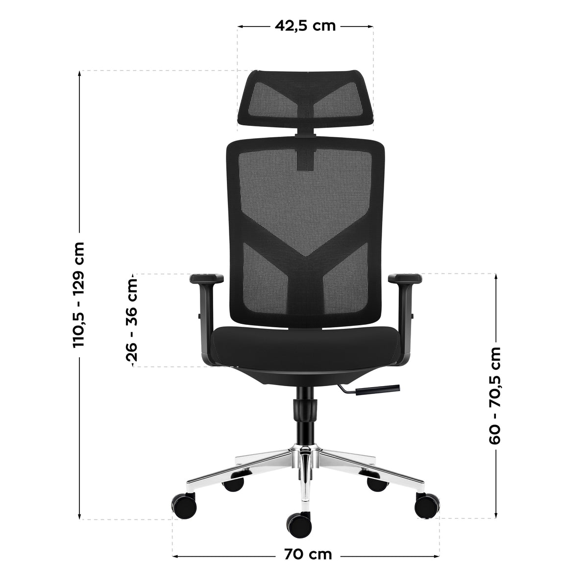 Mark Adler Manager 3.3 Schwarz Ergonomischer Bürostuhl