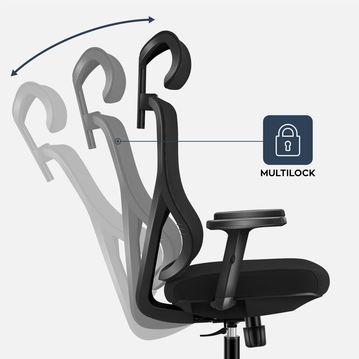 Passen Sie den ergonomischen Stuhl an Ihre individuellen Bedürfnisse an
