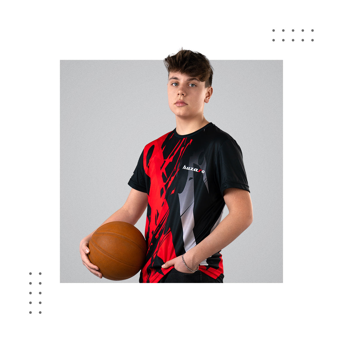 Atmungsaktives T-Shirt mit Aufdruck für den aktiven Spieler