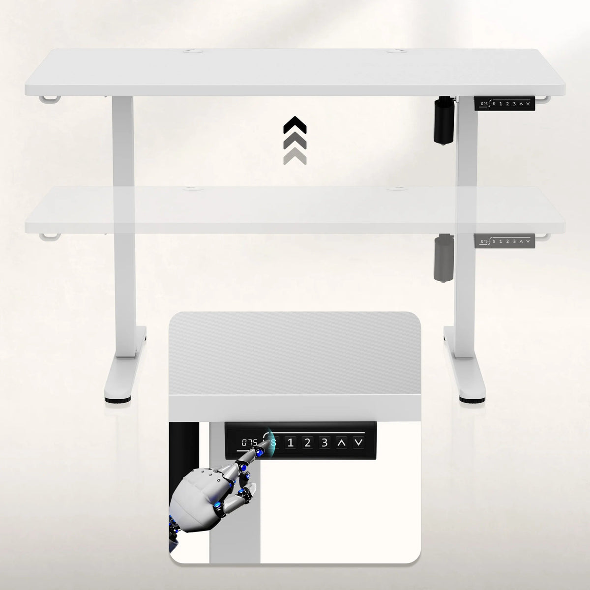 ErgoHub Flex Bedienfeld mit Einstellspeicher