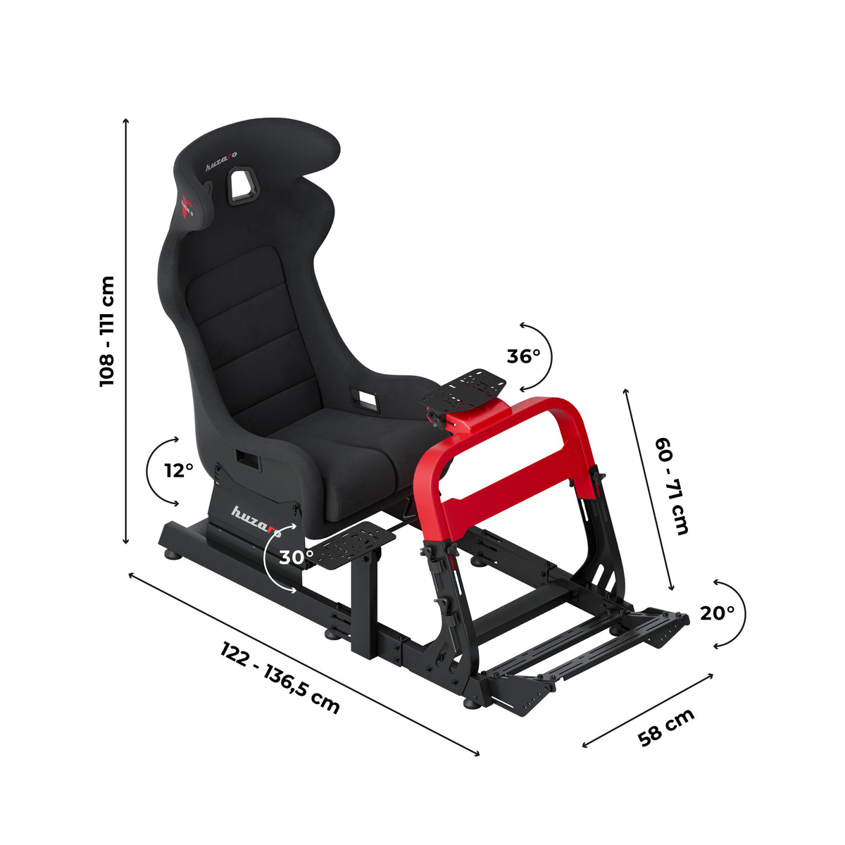 Huzaro Speed 8.3 Sim Racing Cockpit