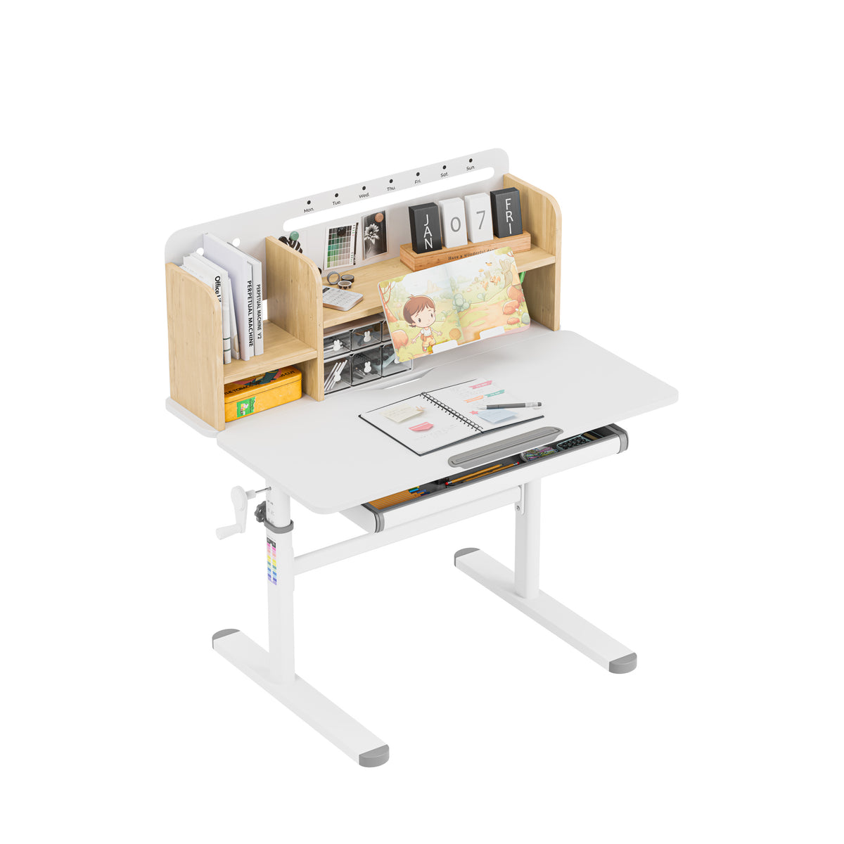 Ergonomischer Kinderschreibtisch Mark Adler Study 5.0 Wood 90 cm