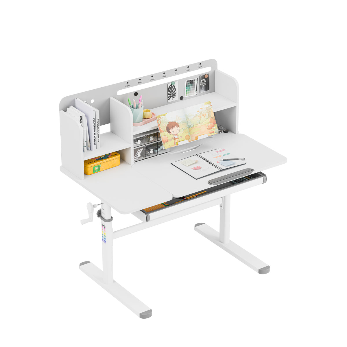 Kinderschreibtisch Mark Adler Study 5.7 Grey 100 cm