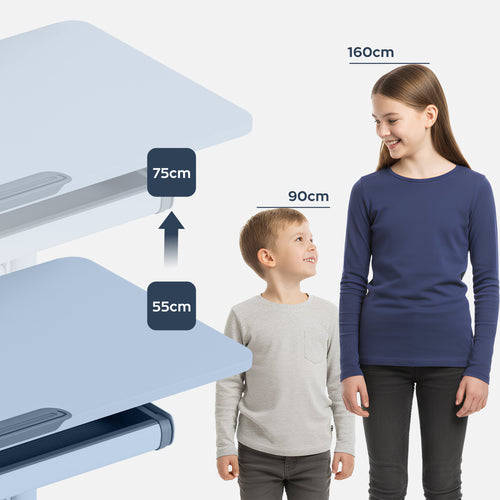 Kinderschreibtisch Mark Adler Study 5.7 Grey 100 cm